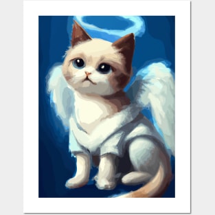 Angel Cat Posters and Art